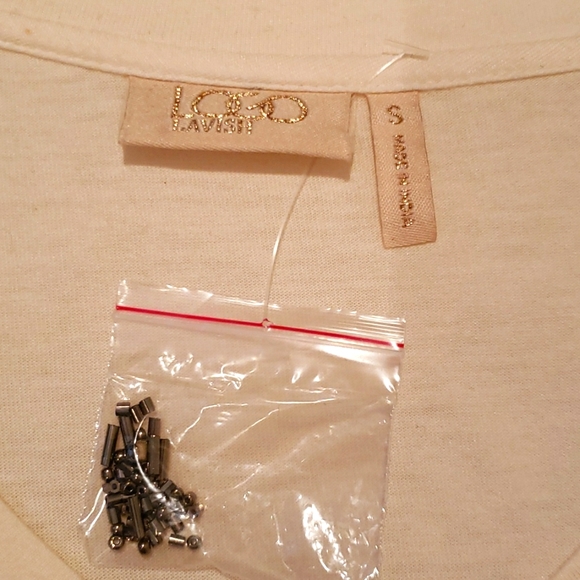 NWT - LOGO, Long Sleeve Cottin Slub Top, size small - Picture 8 of 10